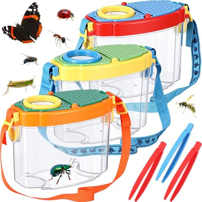 Halloscume 3 Pcs Bug Catchers for Kids Bug Container for Kids