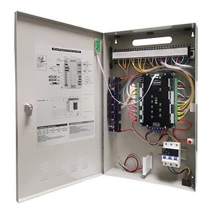 Visionis 4 Door Network Access Control Panel, TCP/IP, Fire Alarm, Cabinet - size: 4 Door Panel