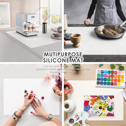 31.5" x 23.6" Extra Large Silicone Mat for Resin Casting, Epoxy and Crafts - color: Translucent