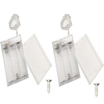 3x AA LED String Battery Holder and Screws 3 x 1.5V AA Battery Holder and Switch for LED String Light DIY or Fixing