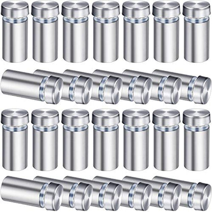 Pelopy 48 Pieces 1/2 by 1 Inch Sign Standoff Screws