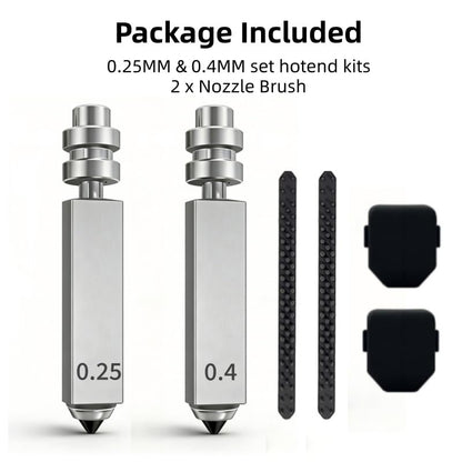 0.25MM 0.4MM Hardened Steel Nozzle for Anycubic Kobra X/Kobra 4 - size: Kobra X - 1-1