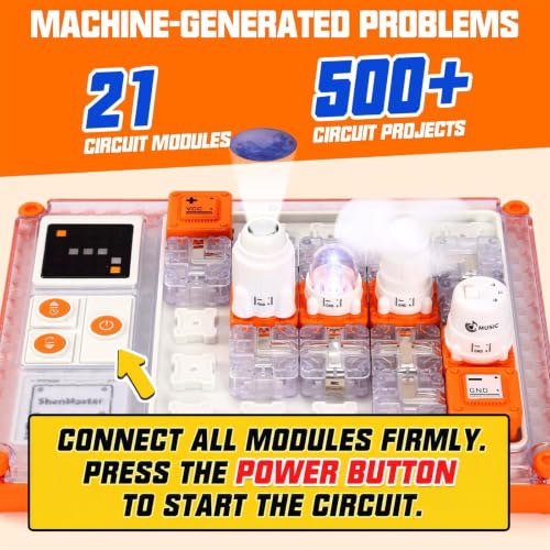 Circuit Board for Kids, Electronics Kit, STEM Gift for Ages 8+