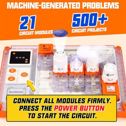 Circuit Board for Kids, Electronics Kit, STEM Gift for Ages 8+
