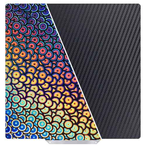 Double-Sided Smooth PEK Pee Build Plate 430x430mm for Elegoo Neptune 4 Max - style: 430x430mm Colorful+Black
