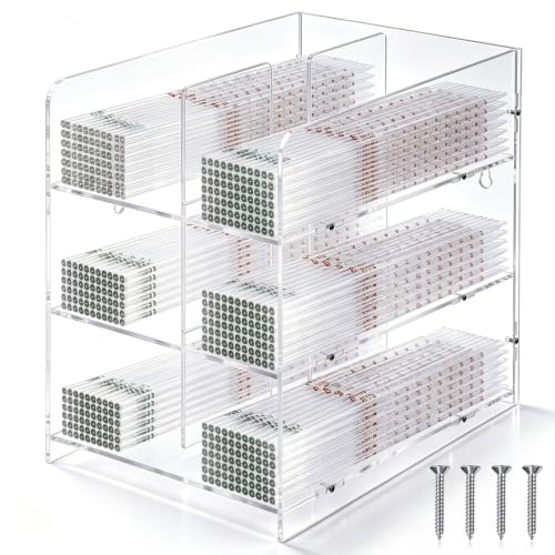 Geelin 1 Pcs Acrylic Pipette Rack, 8 x 11.8 x 11 Inch, Clear - size: 8 x 11.8 x 11 Inch