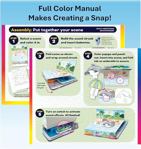 SNAP CIRCUITS Snap & Draw STEM STEAM Art & Science Toy, Kids Ages 4+