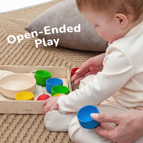 Ulanik Balls in Nests Starter Kit Montessori Toys for 1 Year Old