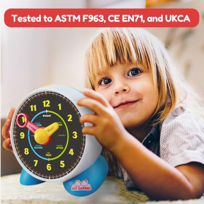 BEST LEARNING Learning Clock - Talking Time Teaching Toy for Kids
