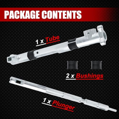 Automatic Transmission Steering Column Shift Tube with Plunger & Bushing Assembly 905-102 Compatible with Ford E150 E250 E350 F150 F250 F350 F450 F550 Excursion Expedition Explorer Ranger 1995-2011
