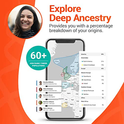 FamilyTreeDNA Family Finder Ancestry & DNA Test, Swab Collection Kit