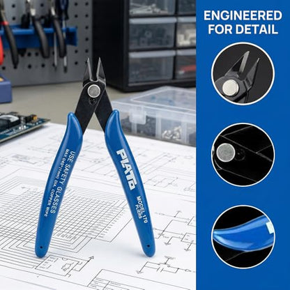 5-Inch, Steel, Precision Flush Cutter, 2/5/10pcs, Wire Cutters