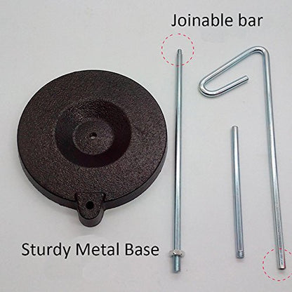 Tosnail 2 Packs Universal Cone and Spool Stand Thread Holder with Sturdy Metal Base