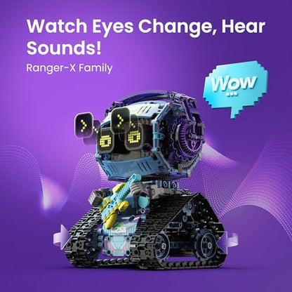 Sillbird Robot Building Kit with Remote Control STEM Gifts for Boys 8-12
