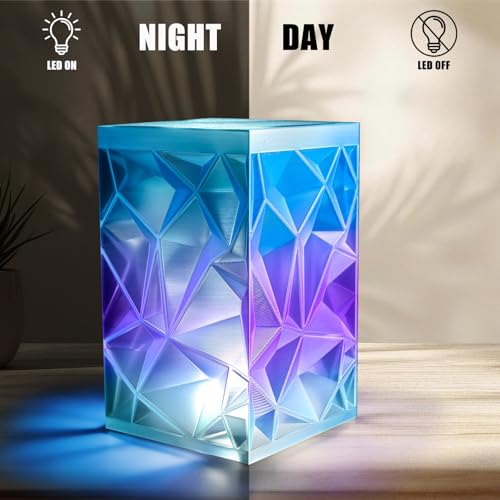 OVV3D Transparent PLA Filament 1.75mm, Multicolor Translucent 3D Printer Filament, Clear PLA Blue Green Purple Gradient Color Change, Spool 1KG, +/- 0.02 mm, Fit Most FDM 3D Printers - color: Translucent Blue Green Purple