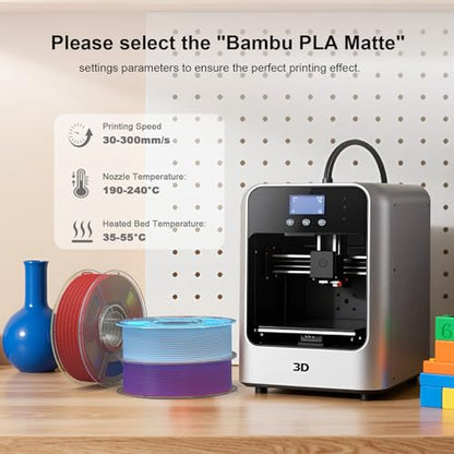 iSANMATE Matte Tricolor PLA Filament Color Change 1.75MM 1KG Black Red Gold - color: Black Red Gold