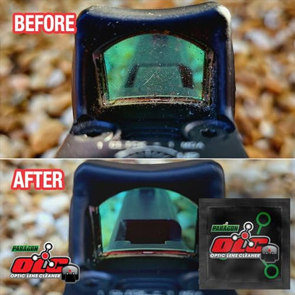 C+H Paragon OLC Optic Lens Cleaner – for Gun Sights, Optic Lens, Night Vision, and Scopes - style: Optic Cleaner Wipes 10pk