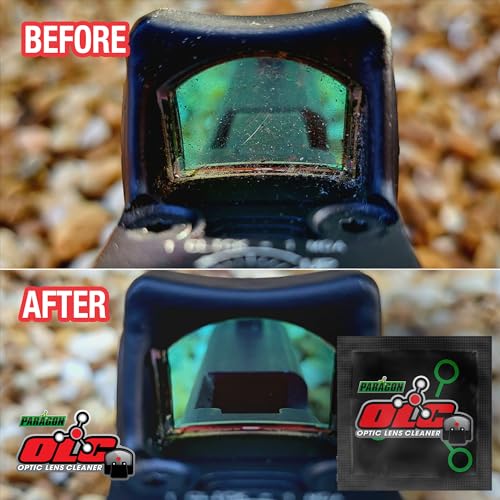 C+H Paragon OLC Optic Lens Cleaner – for Gun Sights, Optic Lens, Night Vision, and Scopes - style: Optic Cleaner Wipes 10pk
