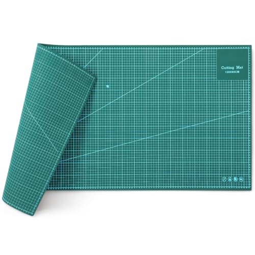 Pangda 1 Pcs 24 x 48 in Large Self Healing Cutting Mat for Sewing, Green - color: Green, size: 48"L x 24"W