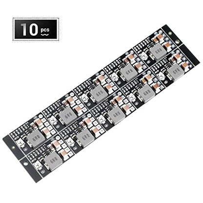 DROK 1.8V/2.5V/3.3V/12V/9V/5V Buck Converter Adjustable Pack of 5 - color: Black