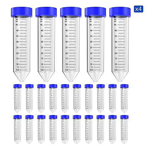 SimPure Centrifuge Tubes 50mL, Conical Tubes Sterile Screw Cap Tube 100Pc - size: 50mL-100Pcs