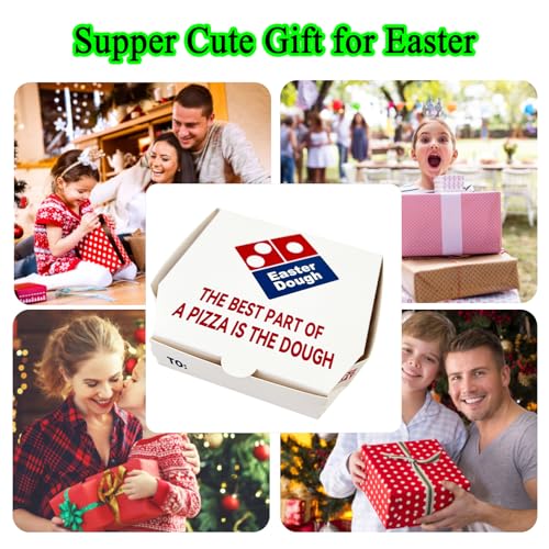 4 Pack Easter Basket Stuffers, Money Box for Cash Gift for Teens, Money Holder, Gift Card Holder, Mini Pizza Box Easter Dough Surprise for Son Grandson Daughter Granddaughter Nephew - color: 4 Pack Easter Dough