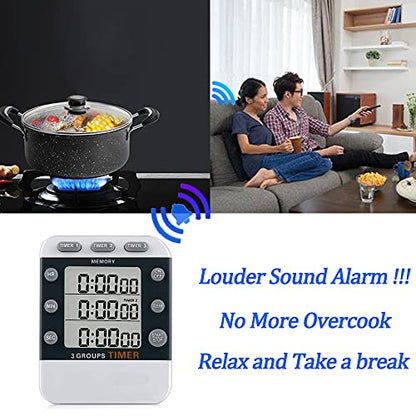 Digital Dual Kitchen Timer, Multiple Channels Countdown Timer - style: M382