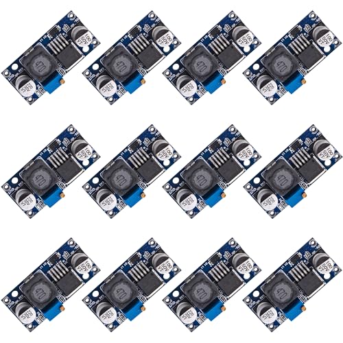 6 Pack LM2596 DC-DC Buck Converter, Step Down Module Power Supply DIP Output 1.25V-35V 3A