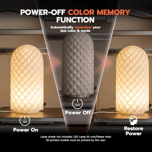3-Pack IR RGB LED Lamp Kit 001 for Bambu Lab 3D Printer Light kit