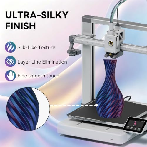 Kingroon Silk PLA Tri Color Filament 1.75mm, Multicolor 3D Printer Filament, Dimensional Accuracy ±0.02mm, 1kg Spool (2.2lbs), for Most FDM 3D Printers, Red Green Blue - color: 1kg Red Green Blue