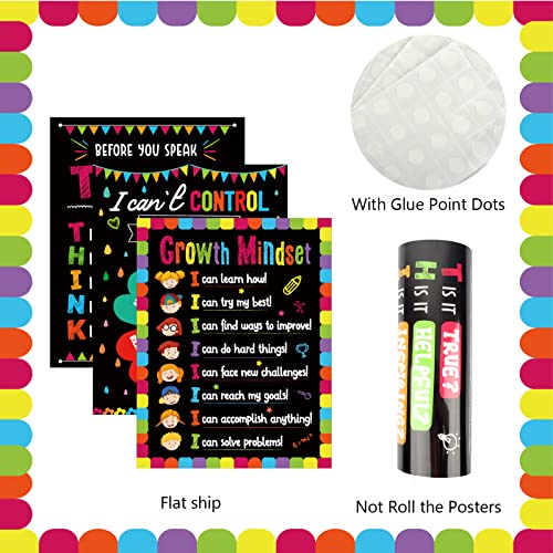 gisgfim Feelings Posters, 6 Pieces Wall Art for Classroom, Coping Strategies for Kids, Behavior Management Posters, Emotions Chart, Calm Down Corner Decorations