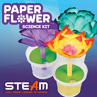 Crayola Paper Flower Science Kit, Color Changing Flowers, Gift for Kids Ages 7, 8, 9, 10 - size: small to medium