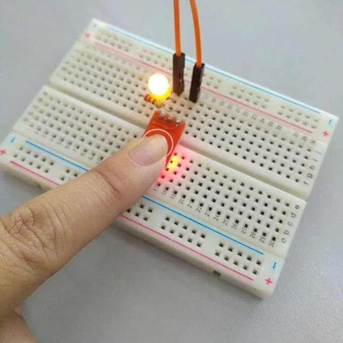 Gebildet 30PCS TTP223 Touch Button Module, Capacitive Switch Sensor with Self-Lock & Momentary Modes, High/Low Level Output (2.5V-5.5V, 15x11mm) - style: TTP223