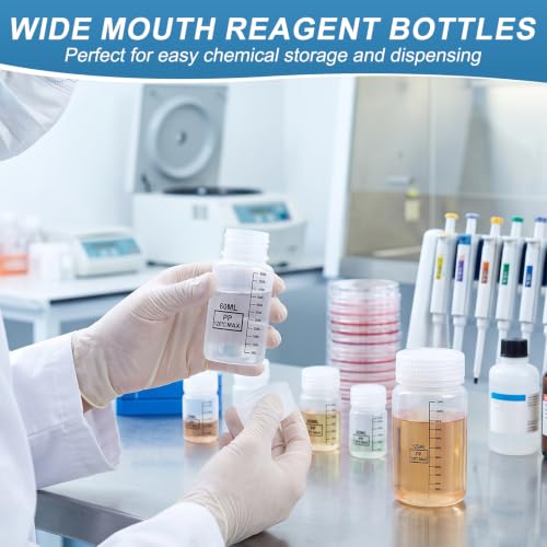 24 Pcs Plastic Sample Bottles with Lid, Reagent, 1oz+2oz+4oz, Transparent - color: Transparent, size: 1oz+2oz+4oz