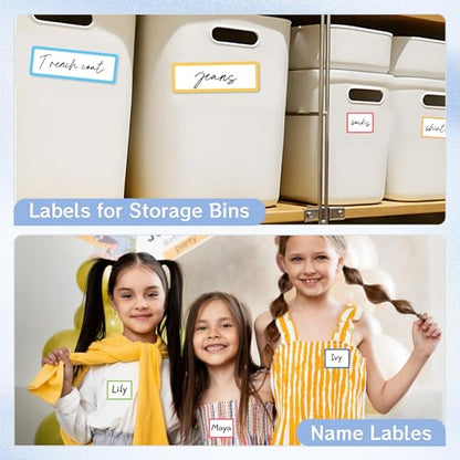 540Pcs Removable Labels, Colored Labels Stickers - color: Bright