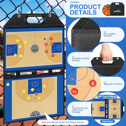 Basketball Coaching Board, Magnetic Basketball Board for Coaches - style: Basketball