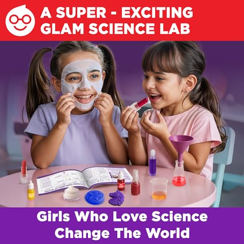 Doctor Jupiter Glam Science, DIY Makeup Craft Kit for Kids Ages 6,7,8+ - style: Glam Science Kit: 6+