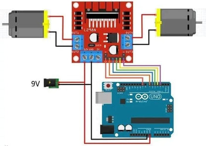 WWZMDiB 8 Pcs L298N Motor Driver Controller Board DC Dual H Bridge Module for Arduino Raspberry Pi Stepper Motor (8 Pcs, L298N) - color: 8 Pcs