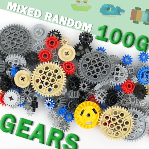 MALEKO Technical Parts Building Blocks EV3 Accessories-Gears Beams Pins - color: Multicolor
