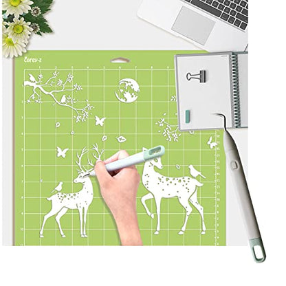 Corey-z Craft Vinyl Weeding Tools Set Precision Carving Hobby Knife Pen Coming With Additional Blades and Weeder Removal Tool for Cricut Basic Weeding Tools for Art, Scrapbooking, Cutter and DIY