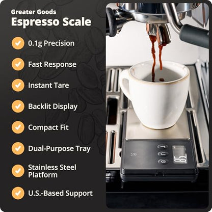Greater Goods Digital Espresso Scale with 0.1g Precision, 750g Capacity - style: Espresso Scale (0.1g)