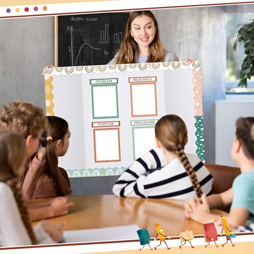 Fuyoooo 90 Pcs Science Fair Board Supplies, Geen Boho - style: Geen Boho