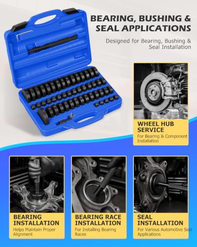 DAYUAN 52 in 1 Custom Bushing Driver Set, Bush Removal Puller Bearing Press