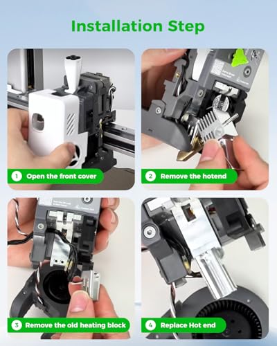 Creality Official SPARKX i7 Hotend Heating Assembly, OEM Replacement Kit Up to 300°C High-Temperature Printing,Quick-Change for Creality SPARKX i7 3D Printer - style: Heating Kit