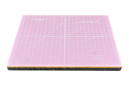 Martelli 12x12 Translucent Press or Cut Mat- Double Sided Professional Self-Healing Rotary Cutting Mat and 100% Wool Pressing Pad for Quilting, Sewing and Precision Fabric Ironing