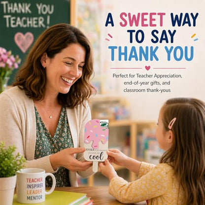 KATINAT 2pcs Blue Pink Ice Cream Teacher Appreciation Gift Card Holder, Teacher Appreciation Gifts for Women, 5-Layered Wooden Thank You Gift Card Holders, End of Year Preschool Middle School - color: 2pcs Ice Cream
