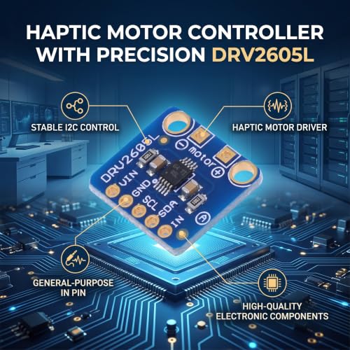 Haptic Motor Controller Haptic Motor Driver Module with IN General Pin DRV2605L Module Control Haptic Motors I2C Clock Pin