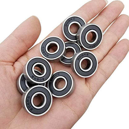 WAFJAMF 20 Pack 608-RS Ball Bearing Double Rubber Sealed Miniature Set