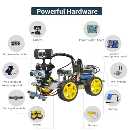 6-in-1 Robot Car Kit STEM Programmable for Scratch 3.0