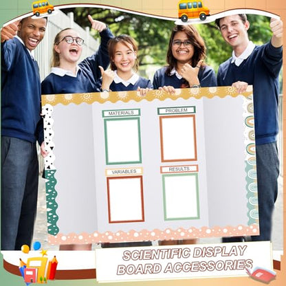 Fuyoooo 90 Pcs Science Fair Board Supplies, Geen Boho - style: Geen Boho